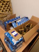 Quantity of coil nails & strip nails, to 5 boxes (Location: Halifax, West Yorkshire)