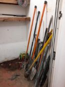 Contents to room of various hand tools etc. (Boxed paperwork excluded) (Location: Halifax, West