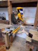 Dewalt DWS780-GB Sliding Compound Mitre saw, Type 10, 240v (Location: Halifax, West Yorkshire)