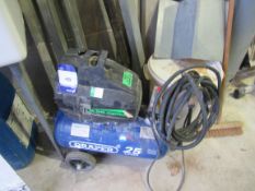 Draper DA25/180 portable 25 litre compressor - Loc