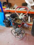 Strapping tool and trolley (Location: Halifax, West Yorkshire)