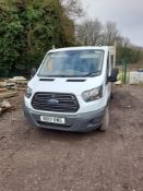 Ford Transit 350 XLWB dropside lorry, Reg: NX17 OWG, Mileage: 89,076 miles, MOT: 8 March 2023,