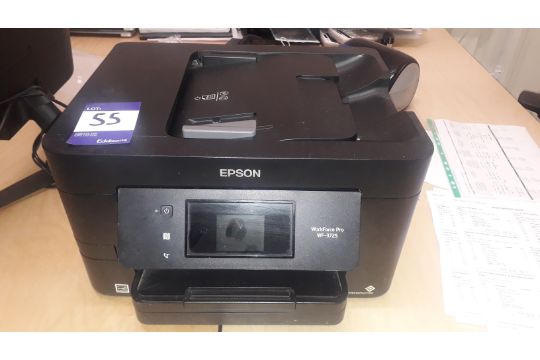 Epson Work Force All-in-One Inkjet serial number X3Y5058180