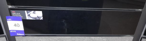 AEG KDE9114246 integrated warming drawer Please note, it is the purchasers responsibility to remove