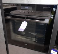 AEG BSE792320B integrated combi oven Please note, it is the purchasers responsibility to remove