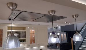3 x Contemporary pendant lights. Please note, it i