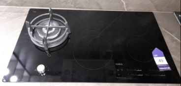 AEG HD955100NB integrated combi induction / gas hob Please note, it is the purchasers responsibility