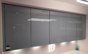 2 x Double, and 1 x single door wall mounted cabin