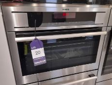 AEG Competence KP8404001M integrated combi oven, w