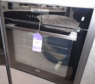 AEG BPK742320B integrated combi oven Please note, it is the purchasers responsibility to remove
