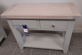 Wooden two tone side board unit Approx. 850mm (w)