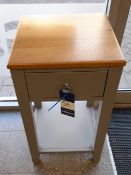 Grey side table Approx. 400mm (w) x 400mm (d) x 73