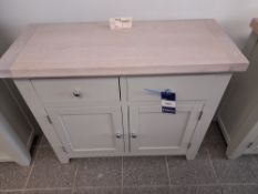 Wooden two tone small sideboard Approx. 970mm (w)