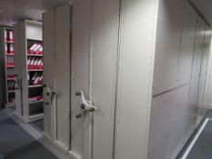 Office archive roller storage system approx. 5m x