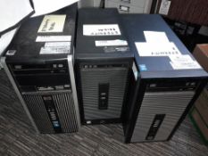 HP ProDesk 400G1 MT PC, HP 280 G2MT Business PC and HP Compaq 6005 Pro Microtower PC, No Hard