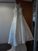 Christina Wu Wedding Dress, Ivory, Size 14, Style 15630
