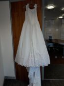 Eternity Bridal Wedding dress with bow and train