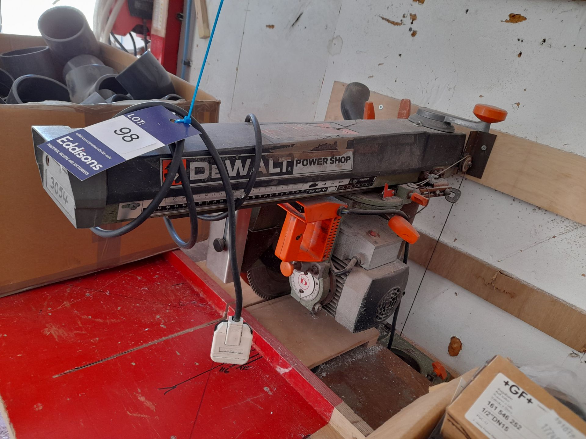 Dewalt Powershop pull across saw, 240V - Image 2 of 4