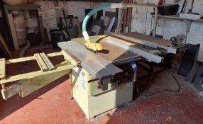 SCM S1150 table saw Serial number 114480 (1998)