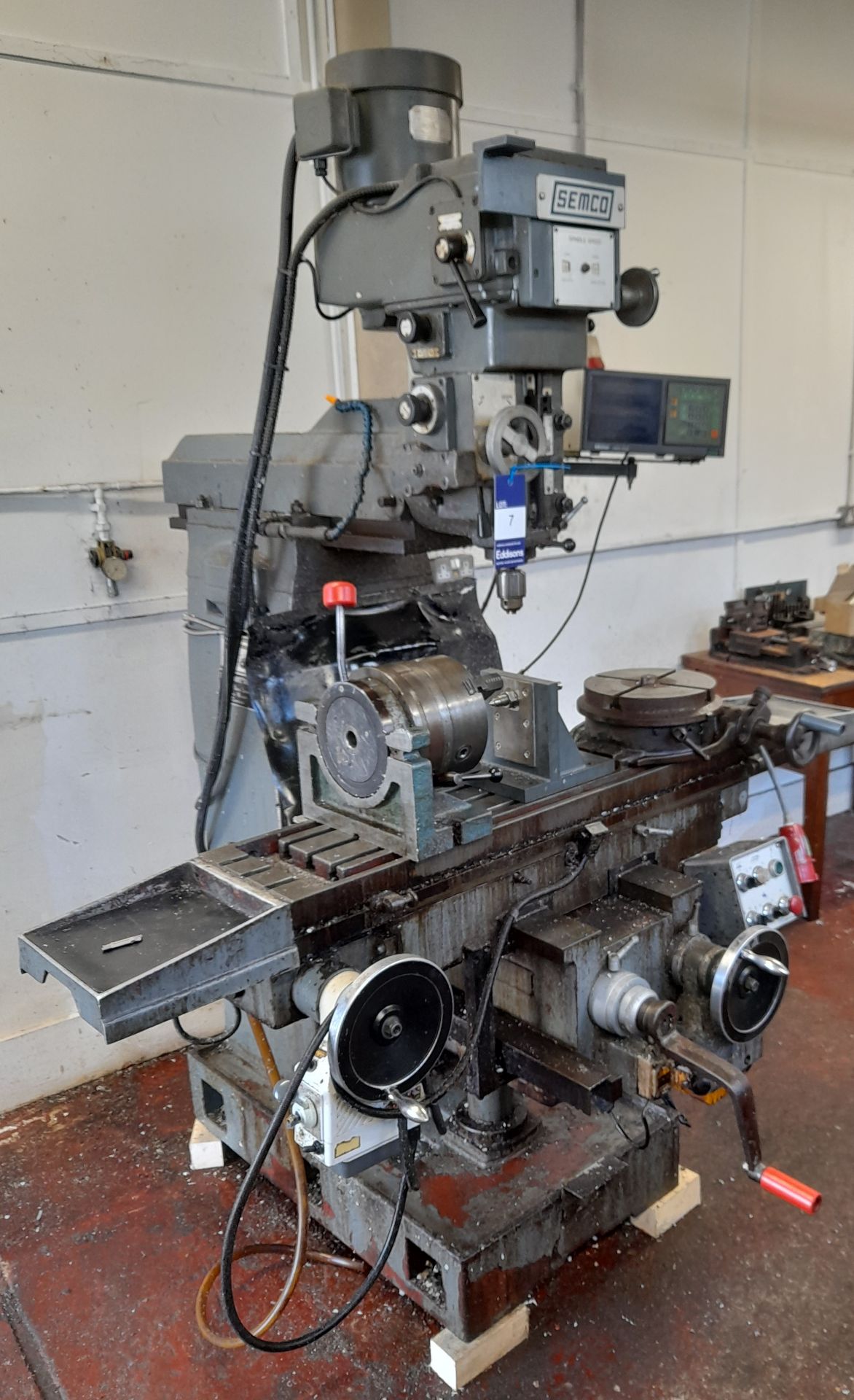 Semco LC165 vertical milling machine Serial number