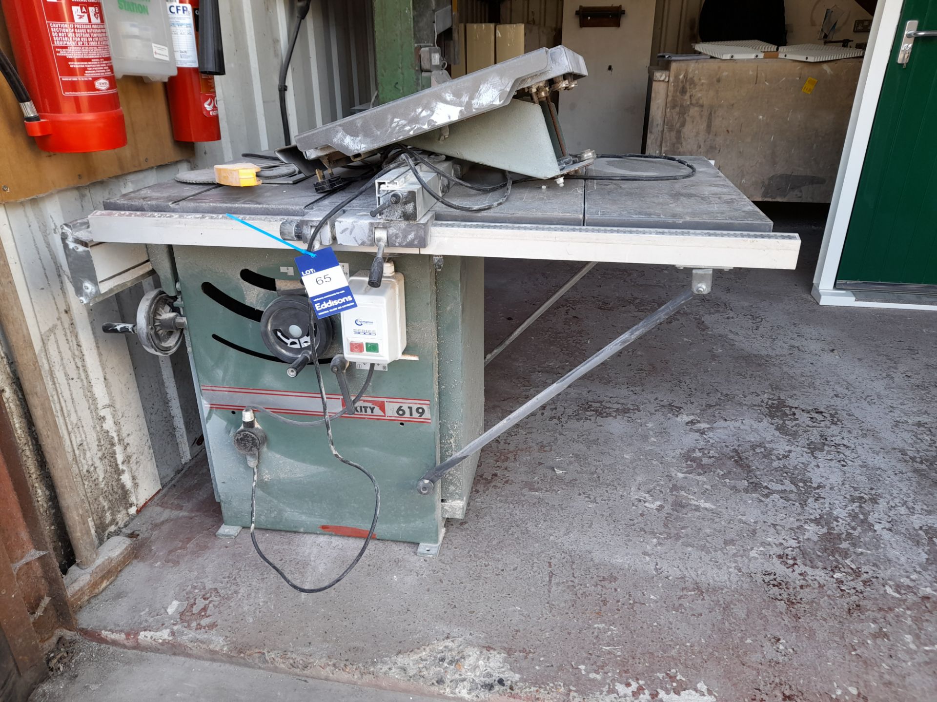 KITY 1619 table saw, Serial number 06089 (2000) - Image 2 of 3