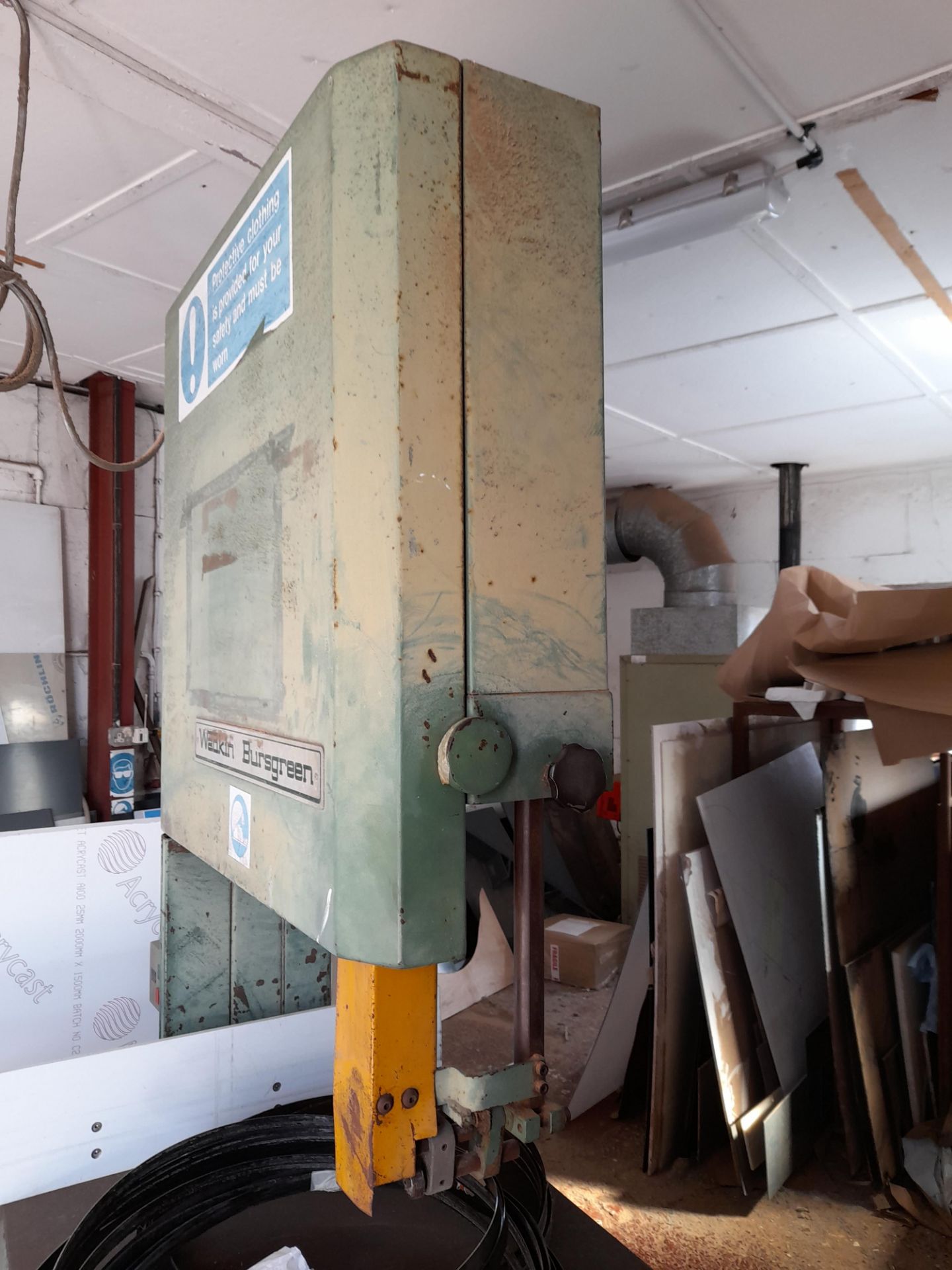 Wadkin Bursgreen C8 bandsaw, Serial Number C8.8461 - Image 4 of 4