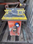 Multico upstroking saw with outfeed (as lotted)