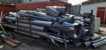 Quantity of various pipework as lotted (Purchaser