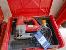 Milwaukee BSPE110X heavy duty jigsaw, with case