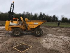 Thwaites 3 tonne articulated Dumper Truck with rol