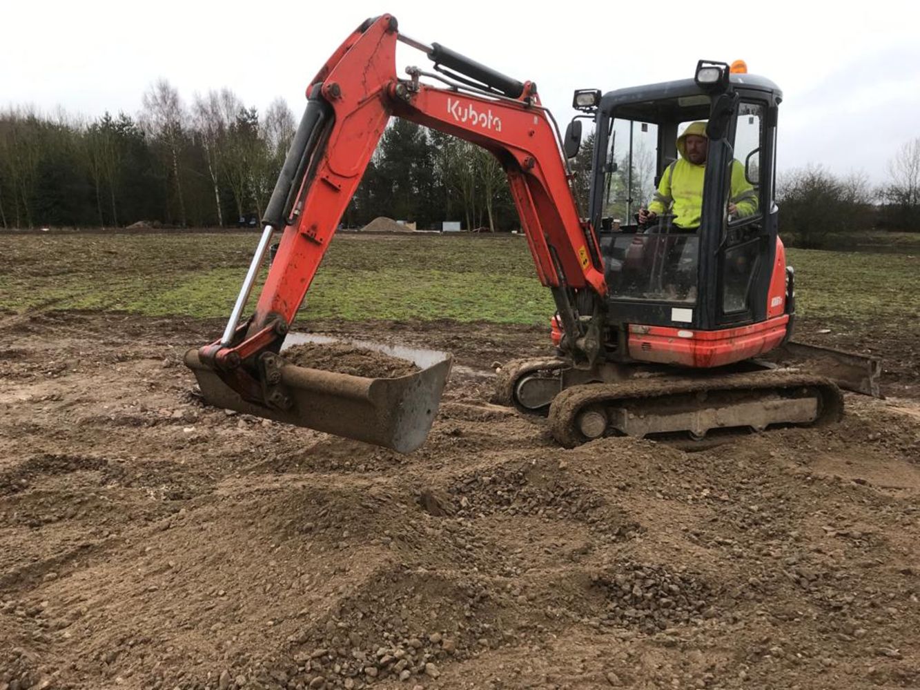 Kubota Excavator Dumper and Plant Trailer