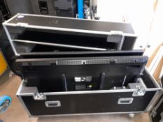 4 x 50” Panasonic screens / monitors, to 2 x fligh