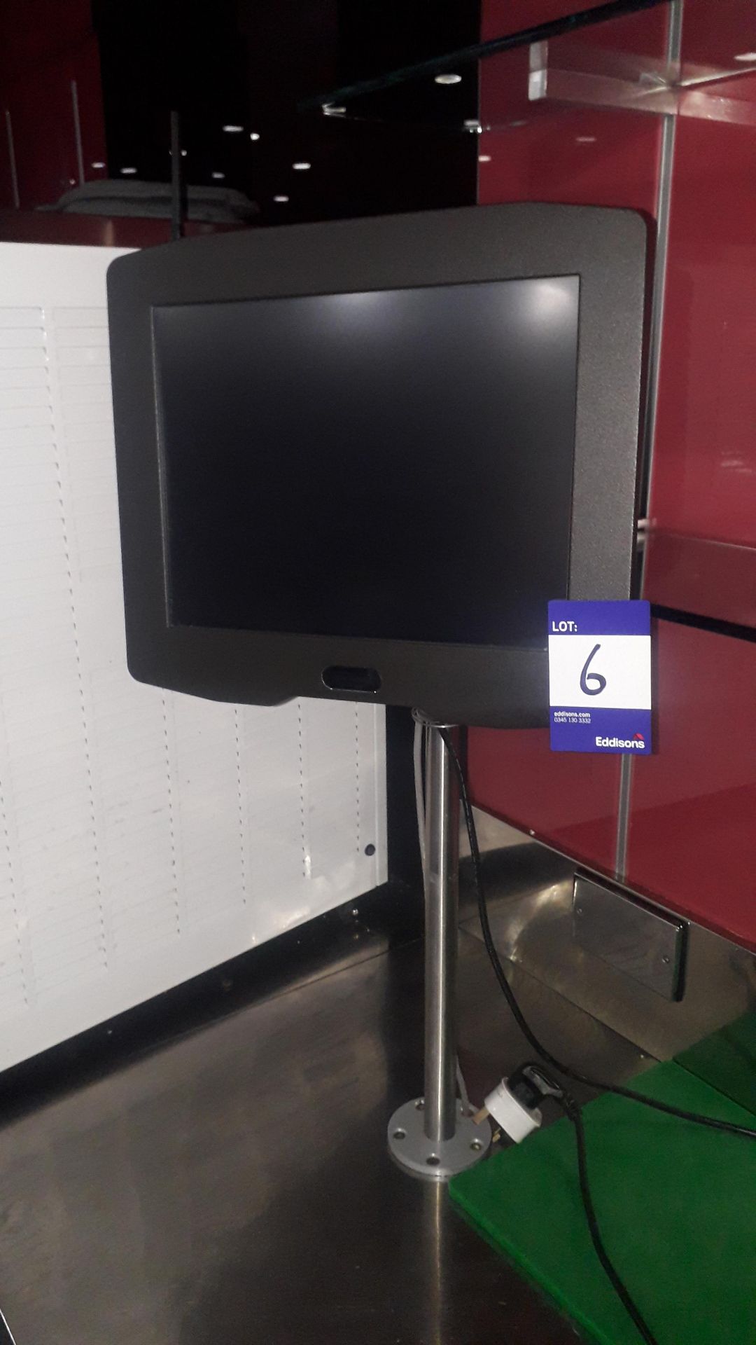 Aures Epos System with Aures double sided touch screen, Aures ODP333 receipt printer, Serial - Image 6 of 7