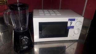 Tefal Blendforce BL42 1.5ltr blender & George Home GMM101W 700w microwave