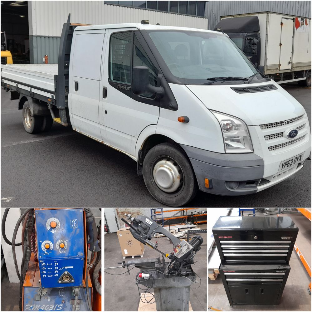 The Assets of a Machining and Fabrication Company to include Ford Transit Van, Welders and other equipment.