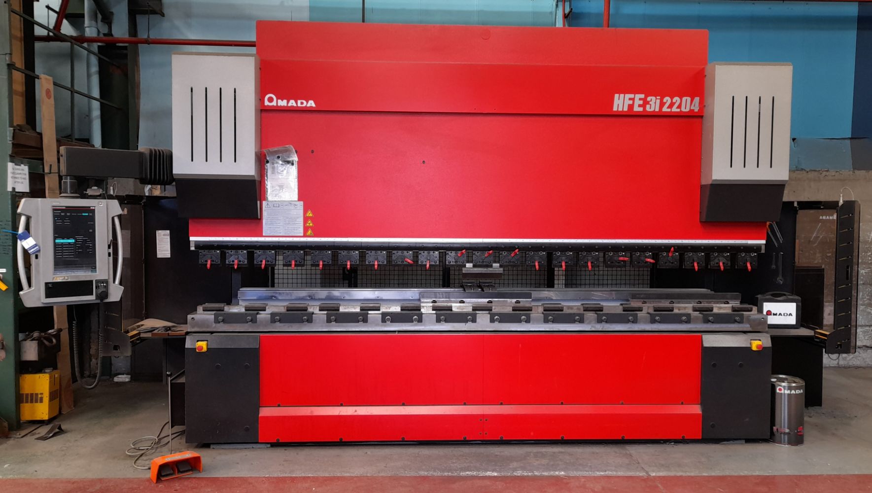Assets of a Food Conveyor Manufacturer to include Amada Press Brake and Guillotine (2015), Machine Tools, Welders, Compressor etc.
