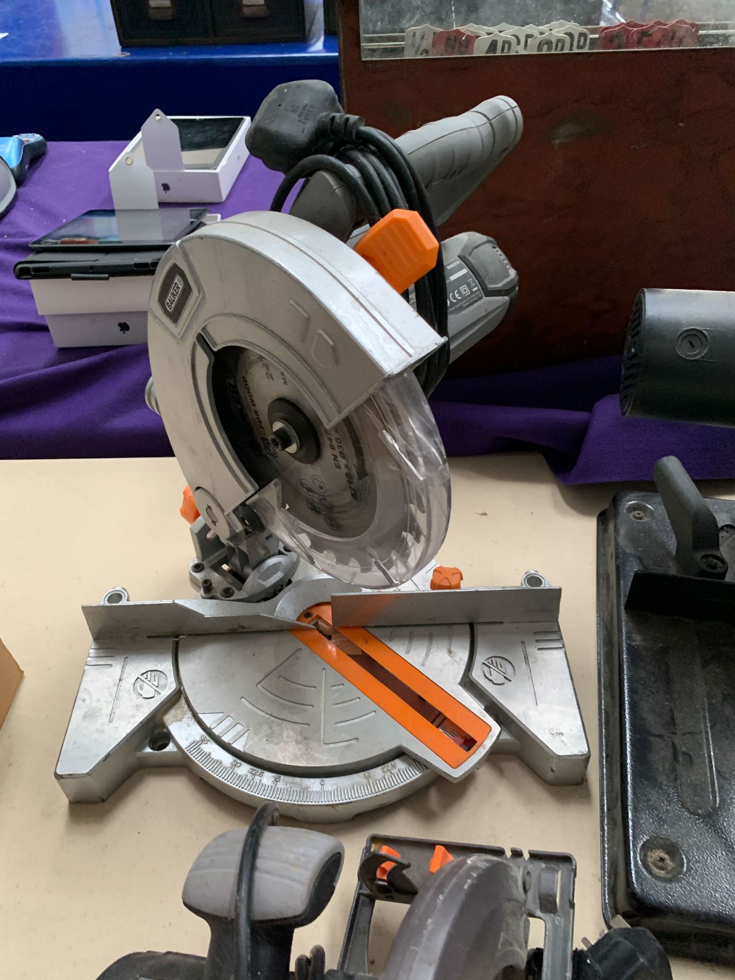 3 Various Circular/Crosscut Saws by Tacklife/Bauker and Evolution - 240V - Image 3 of 4