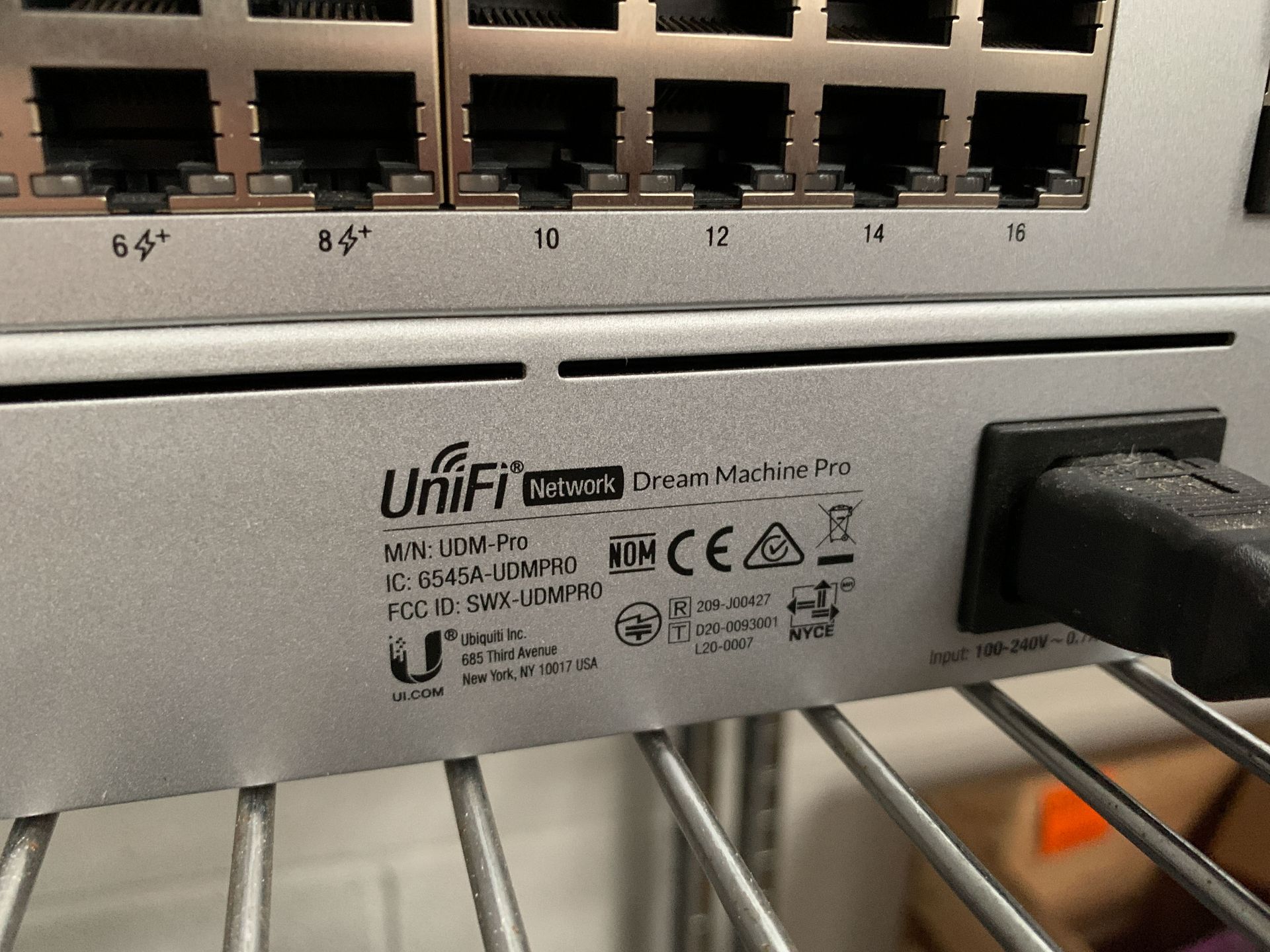 UniFi Network 16-port Switch with UniFi Network Dream Machine Pro - Image 2 of 2