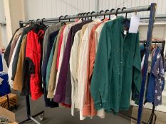 24x Vintage/pre-worn garments, various colours, sizes, gender and styles