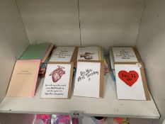 Shelf to contain various greeting cards (adult only)