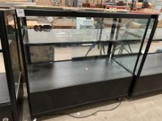 Mobile Glazed Shop Display Cabinet