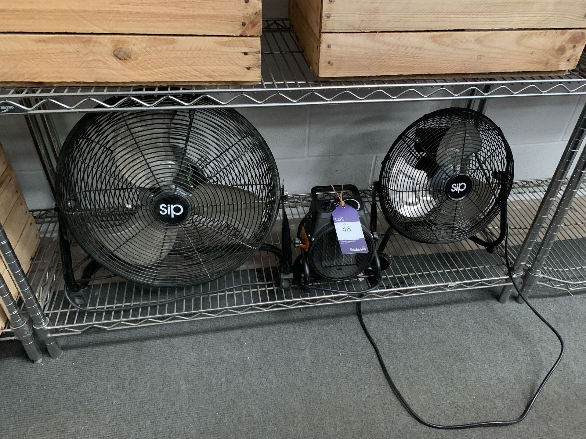 2 Various SIP Electric Fans with Fireball Turbo Fan 2000 Heater - 240V