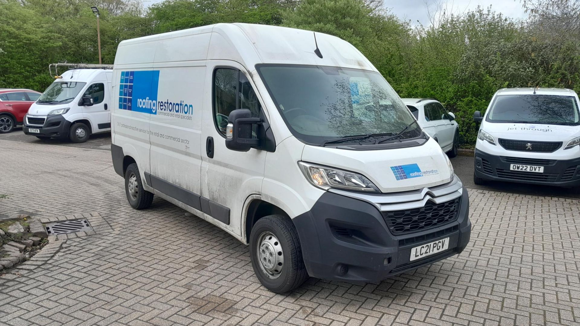 Citroen Relay SWB Van (Registration Number LC21 PGV) – 89759 miles recorded. Average Condition