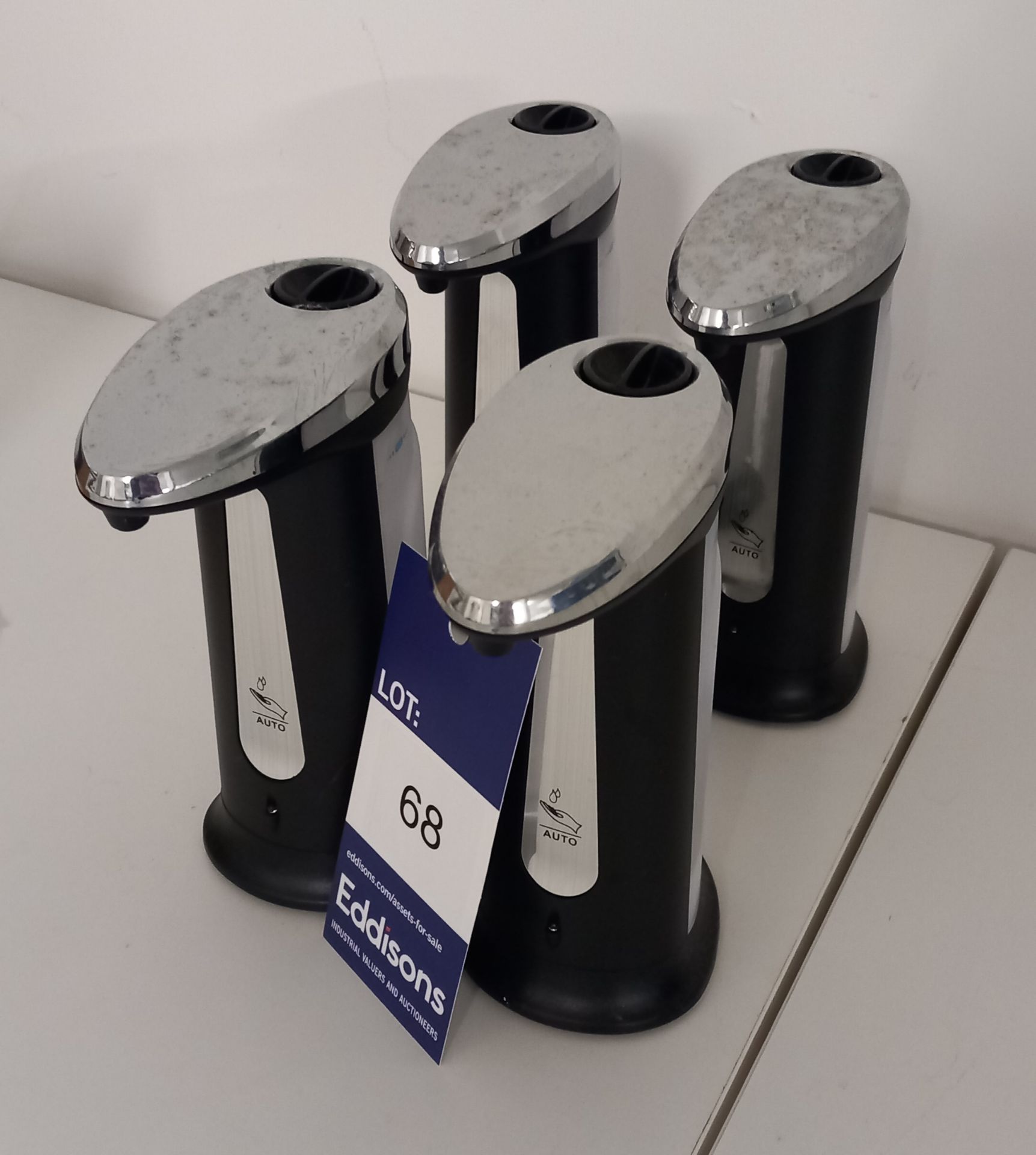 4 x Automatic Hand Sanitiser Dispensers