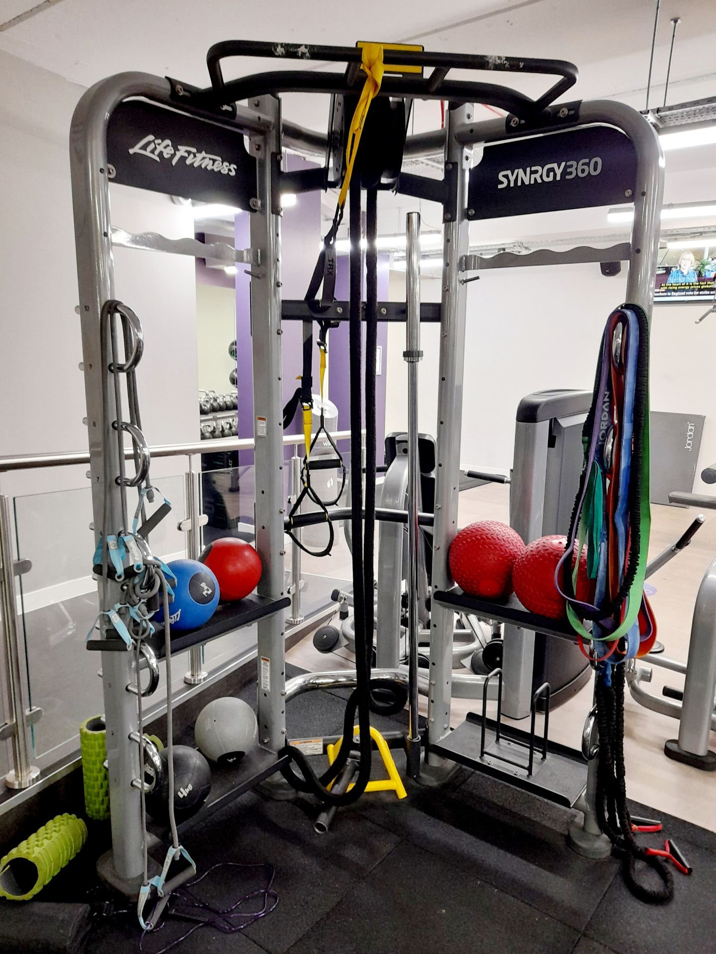 Life Fitness Synrgy 360 Training Zone. This auction contains a COMPOSITE LOT made up of Lots 1 to 50