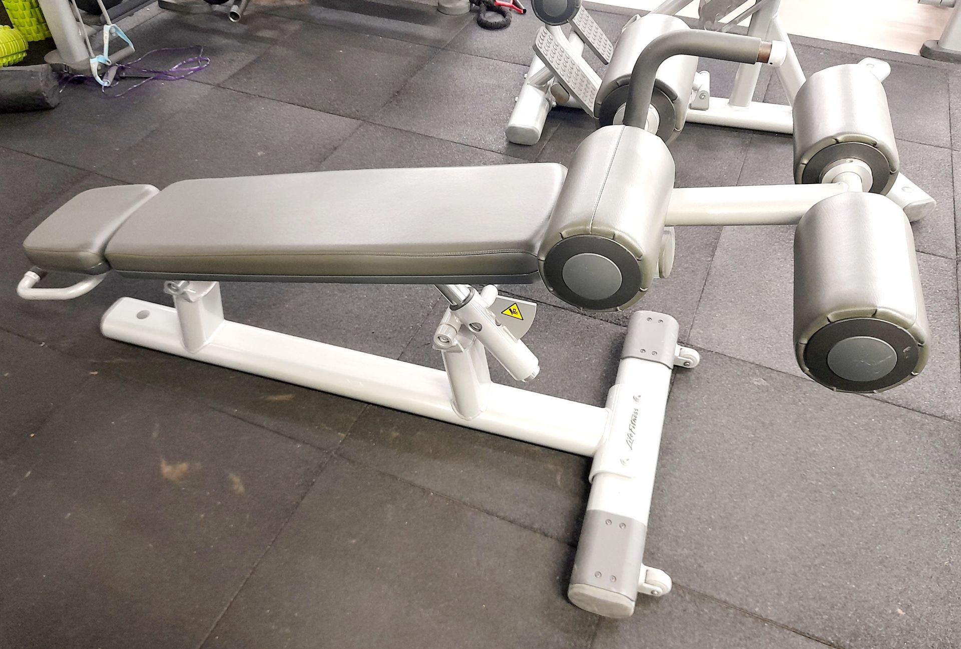 Life Fitness Adjustable Abdominal Bench. This auction contains a COMPOSITE LOT made up of Lots 1 to