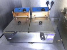 Unbadged twin basket fryer (Location – Prudhoe)