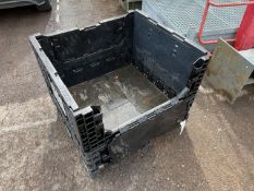 Folding plactic pallet box Parts bin