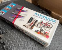Maxxraxx Wall Mounted Bike Rack and Workstation for 2 Bikes