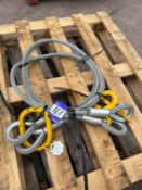 New Steel wire tow cable with hooks